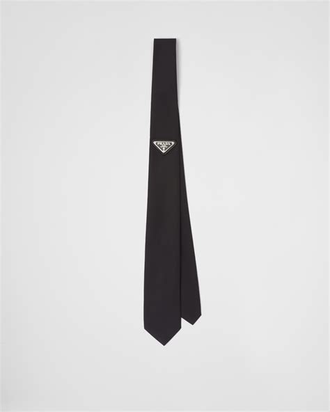 replica prada tie|re nylon gabardine tie.